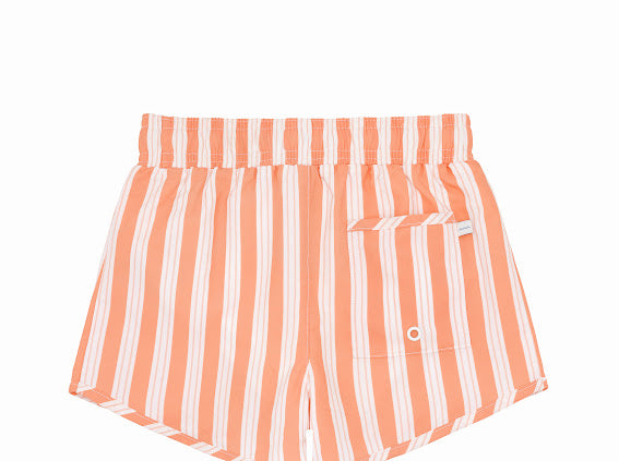 MINNOW~ Boys papaya stripe boardie