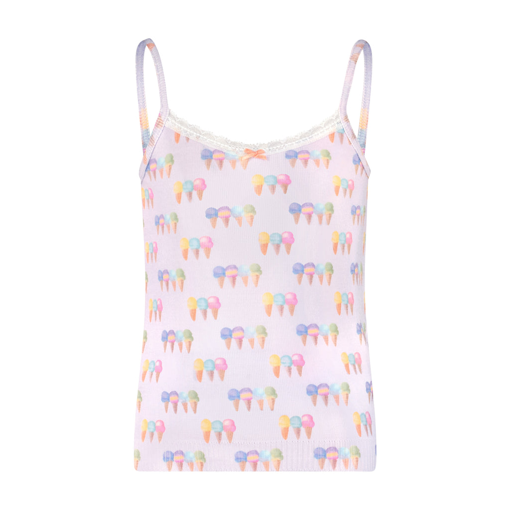 Polkadot GIRLS CAMI - Ice Cream Print