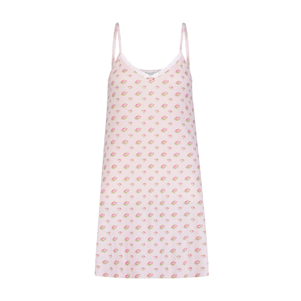 Polkadot A LINE GOWN - Pink Vintage Ditsy Rose Print | RELAX HAMPTON Polkadot A LINE GOWN - Pink Vintage Ditsy Rose Print | RELAX HAMPTON