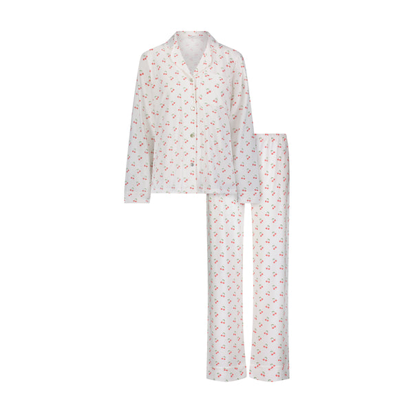 Polkadot CHARLEY Pajama Set - Cherry Print