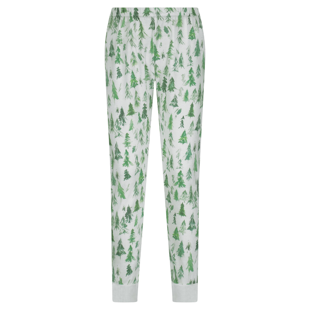 Polkadot BOYS & BABY SET Crew LS & Pant - Fir Tree Print