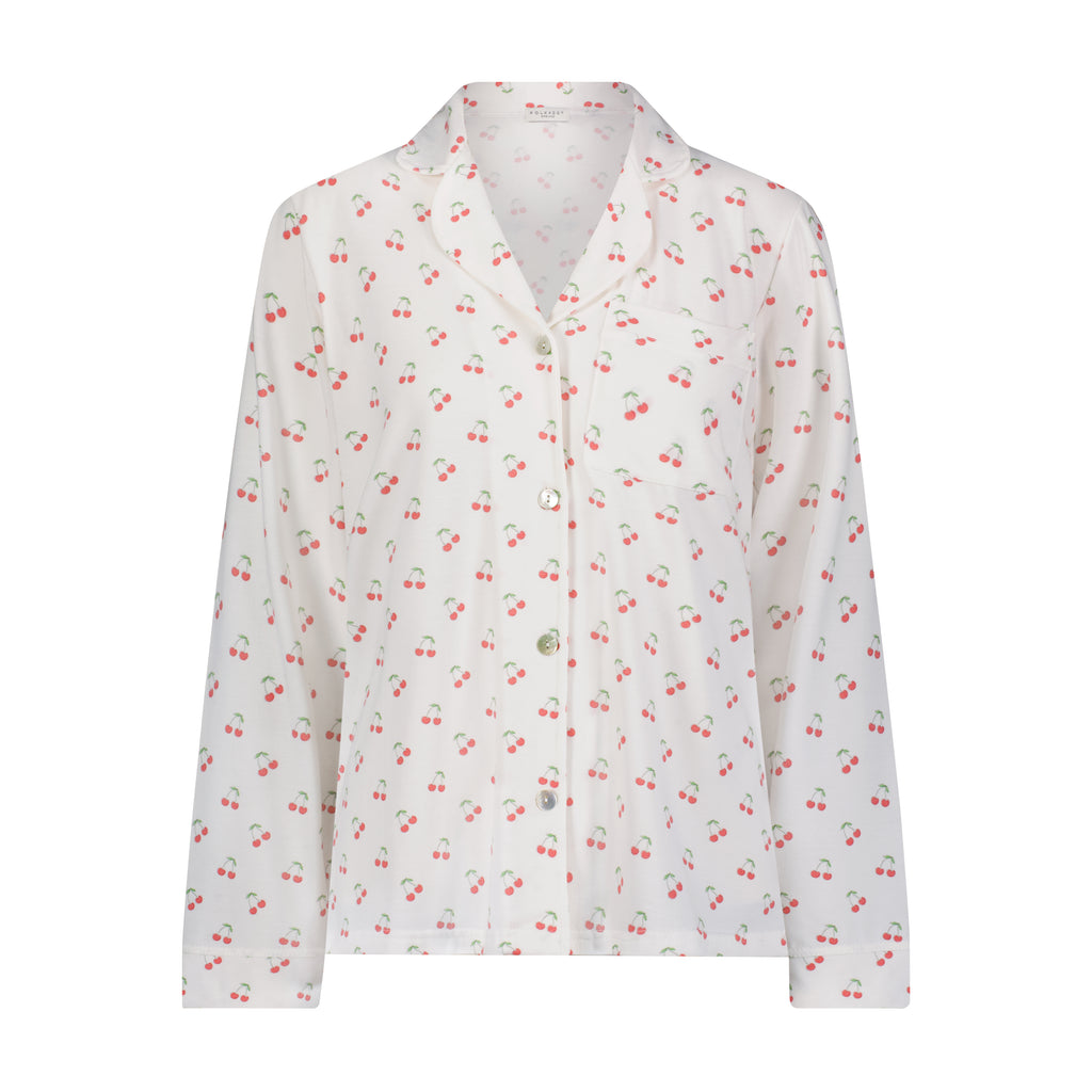 Polkadot CHARLEY Pajama Set - Cherry Print