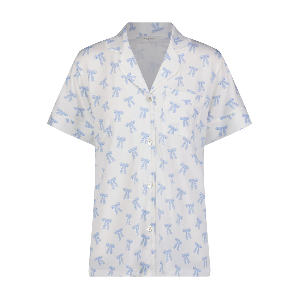 Polkadot HARRY Pajama Set - Blue Forever Love Bow