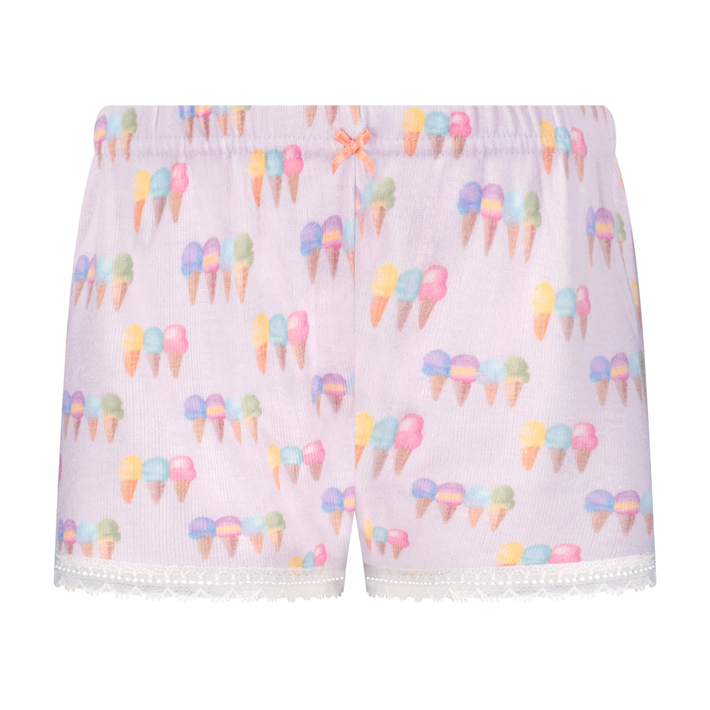 Polkadot GIRLS SHORT - Ice Cream Print