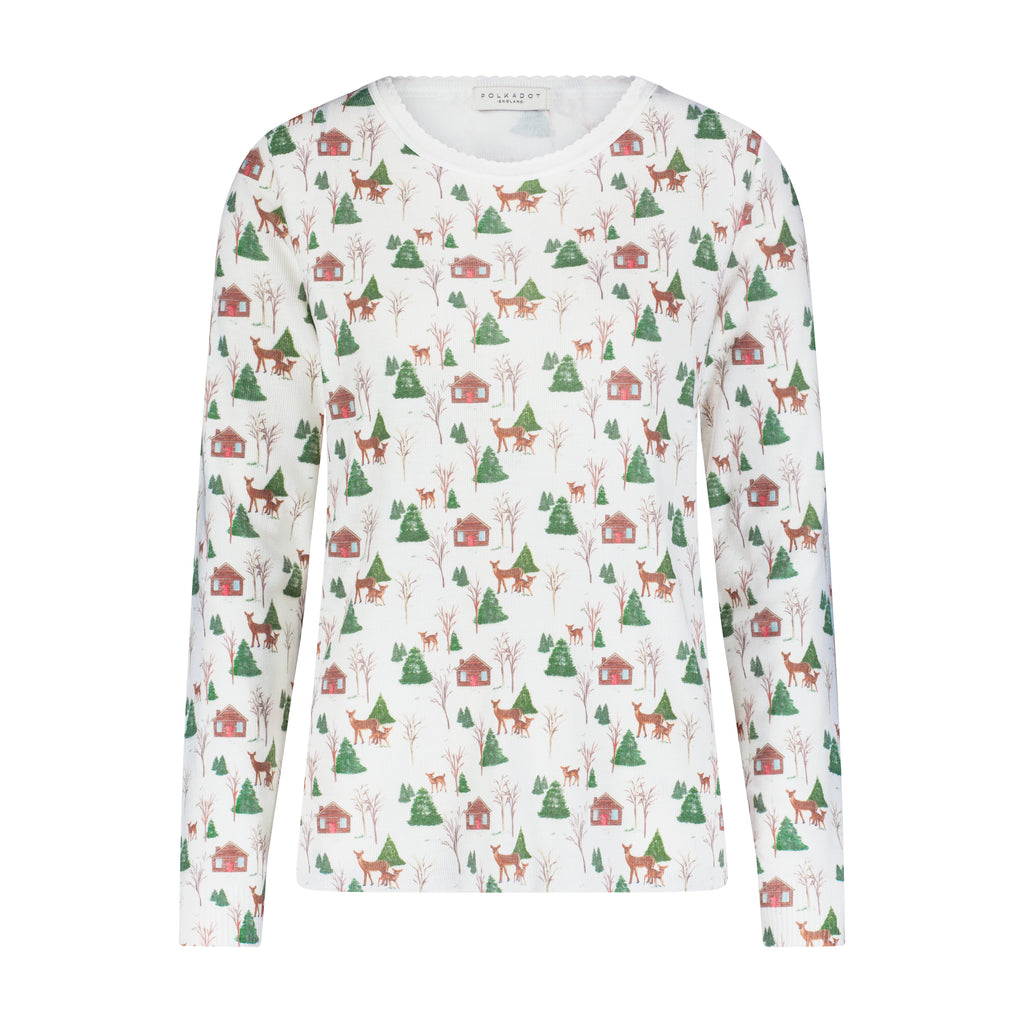 Polkadot RACHEL SLOUCHY - Rustic Deer Prrint