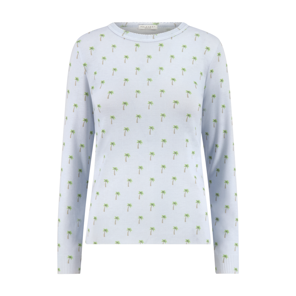 Polkadot RACHEL SLOUCHY - Palm Sky Print