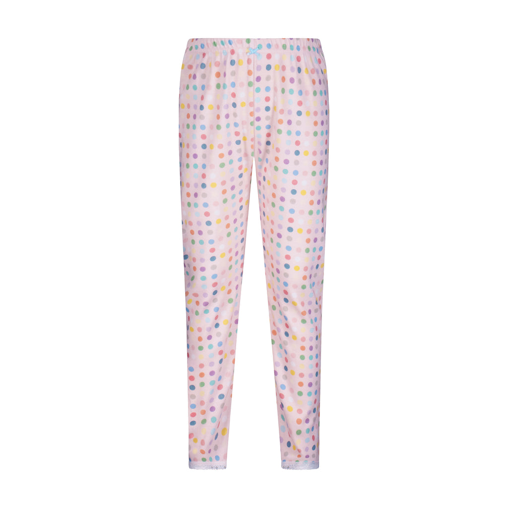 Polkadot GIRLS SOHO DOT Print PANT w Lace