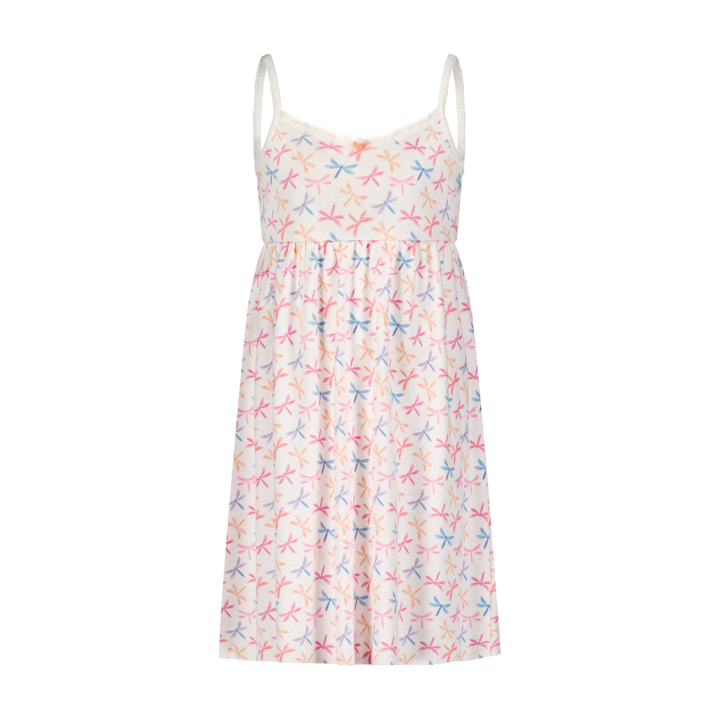 Polkadot GIRLS BABYDOLL GOWN - Dragonfly Print