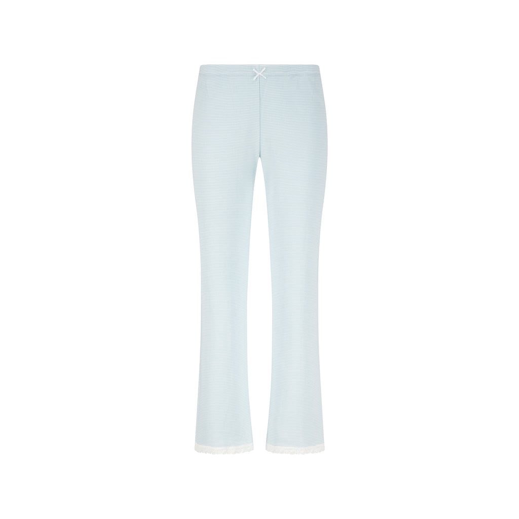 Polkadot CROP PANT - Blue Narrow Hampton Stripe