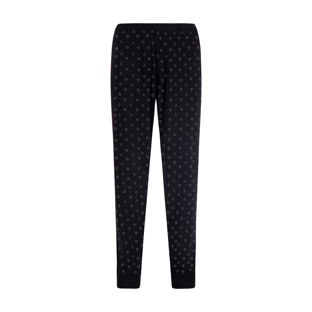 Polkadot JOGGER - Black Hearts Pointelle