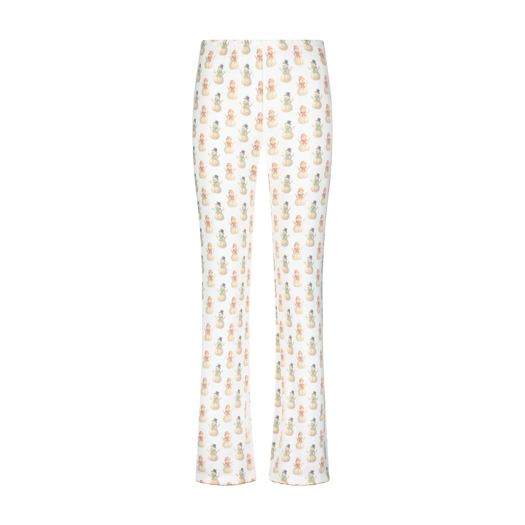 Polkadot LONG PANT - Vintage Snowman Print