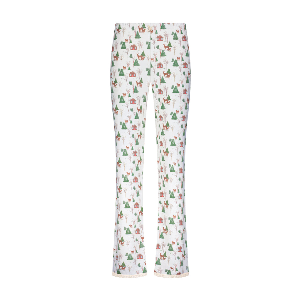 Polkadot LONG PANT - Rustic Deer Print