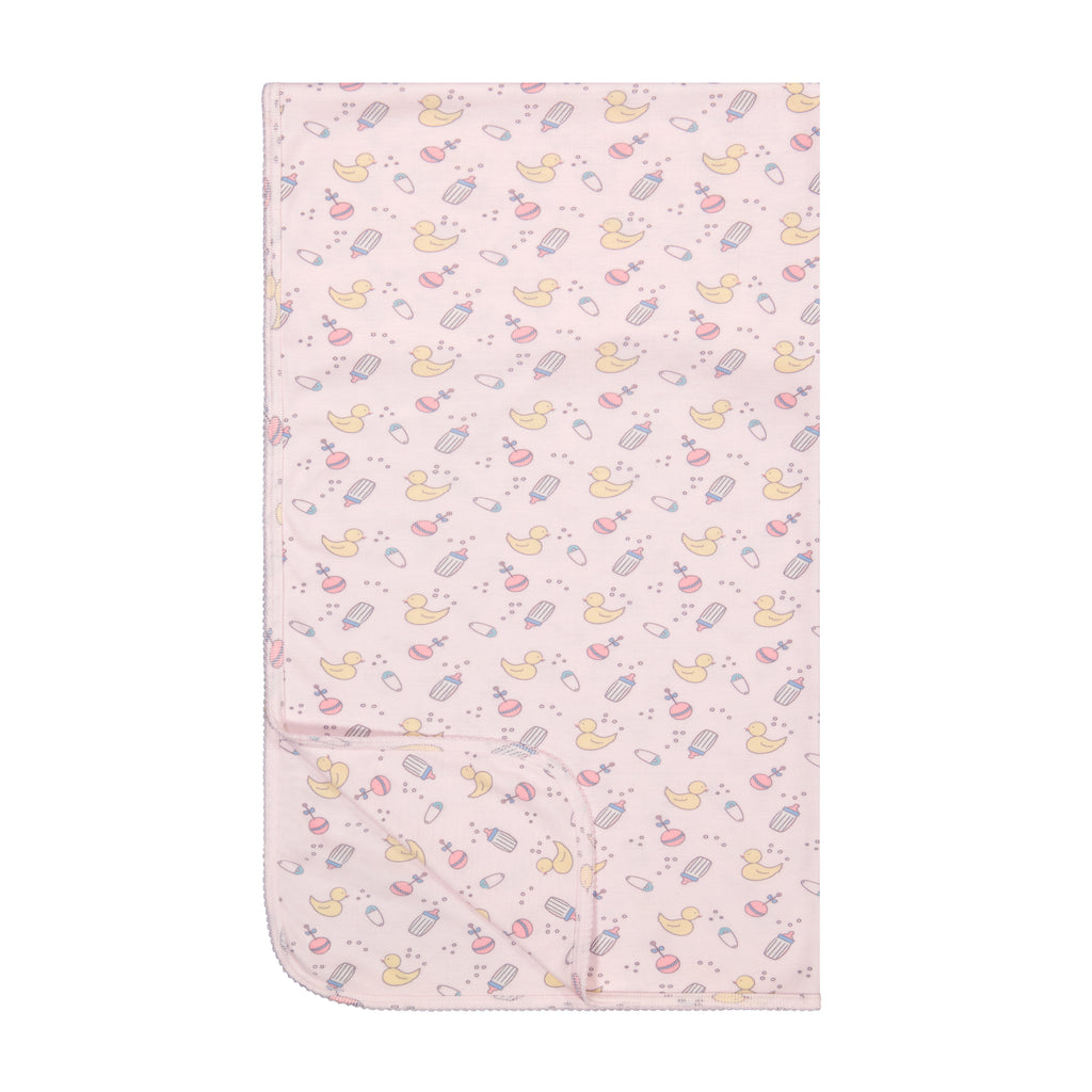 Polkadot GIRLS BABY BLANKET - Baby Bubble Print