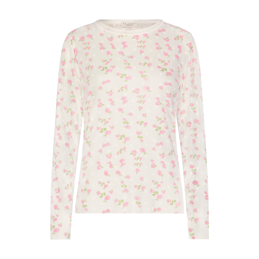 Polkadot RACHEL SLOUCHY - Pink Garden Pointelle
