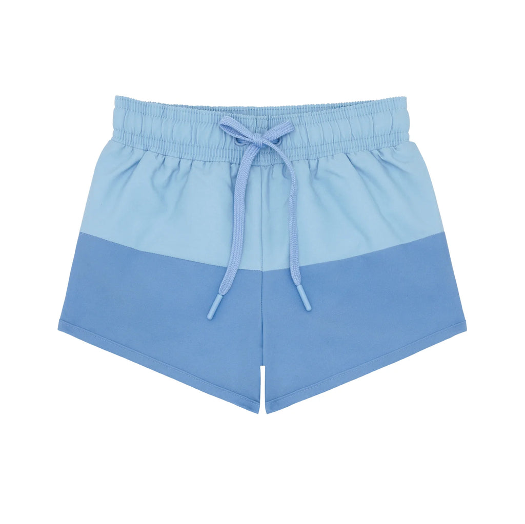 MINNOW~ Boys vista blue colorblock boardie