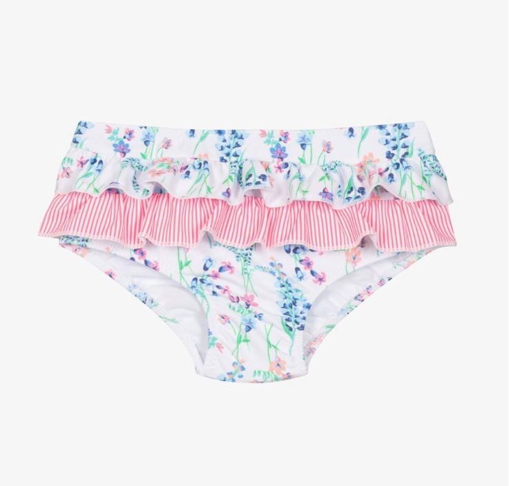 SUNUVA~ Vintage ditsy ruffle nappy bottom