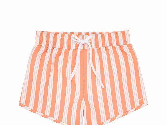 MINNOW~ Boys papaya stripe boardie