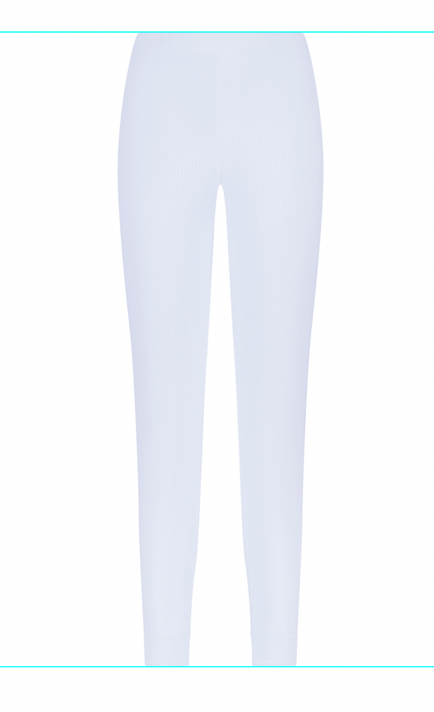 Polkadot JANE SLOUCHY RIB PJ SET - PALE BLUE