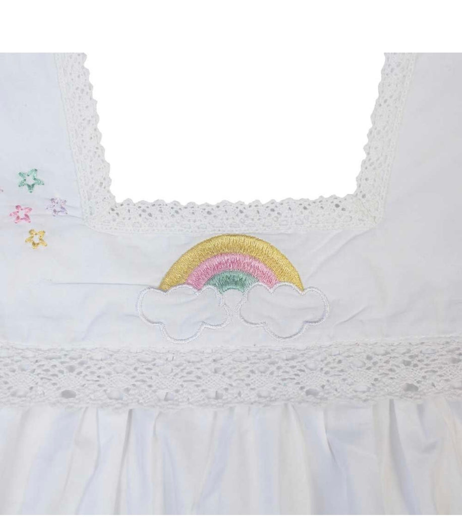 POWELL CRAFT~ Girls embroidered unicorn nightgown 46