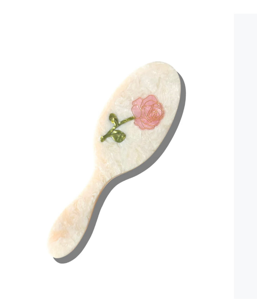 SOLAR ECLIPSE~ Hand-Painted Hair Brush