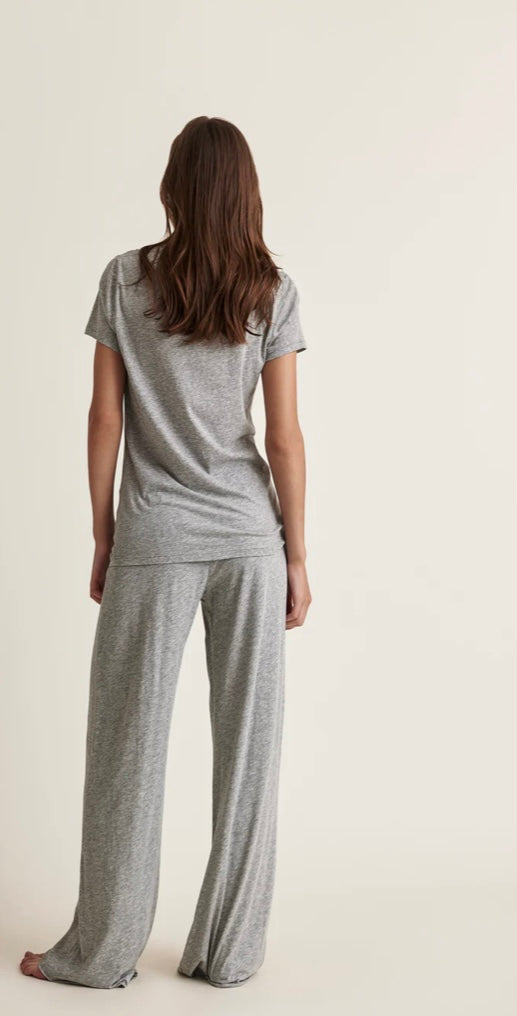 SKIN~ Double layer cotton pants