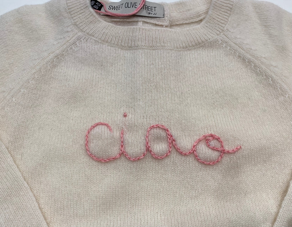 SWEET OLIVE STREET~ Cashmere kids sweater