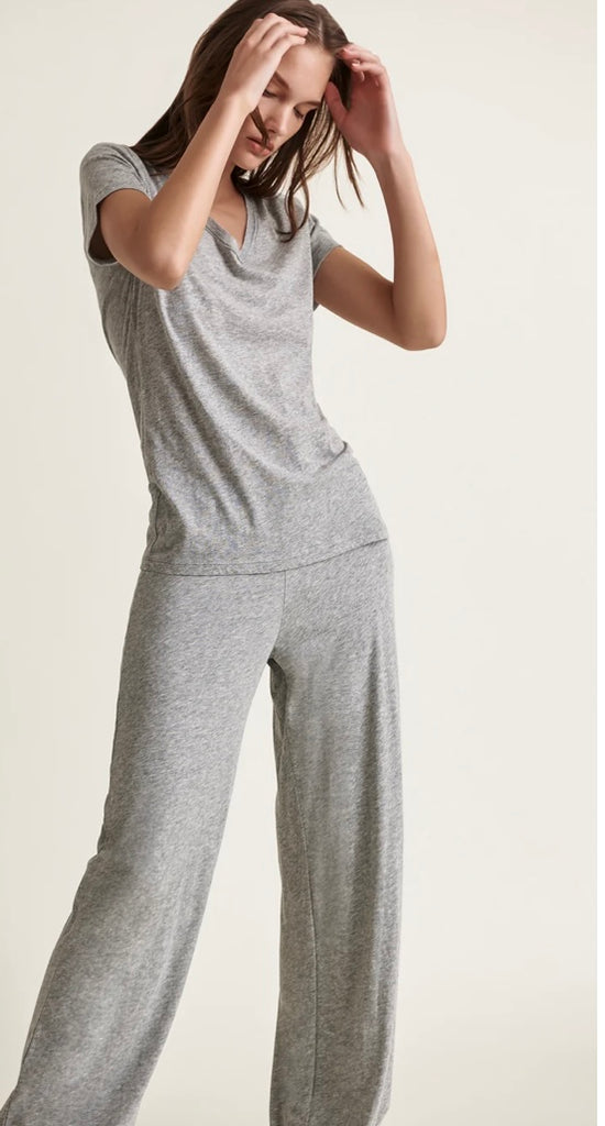 SKIN~ Double layer cotton pants