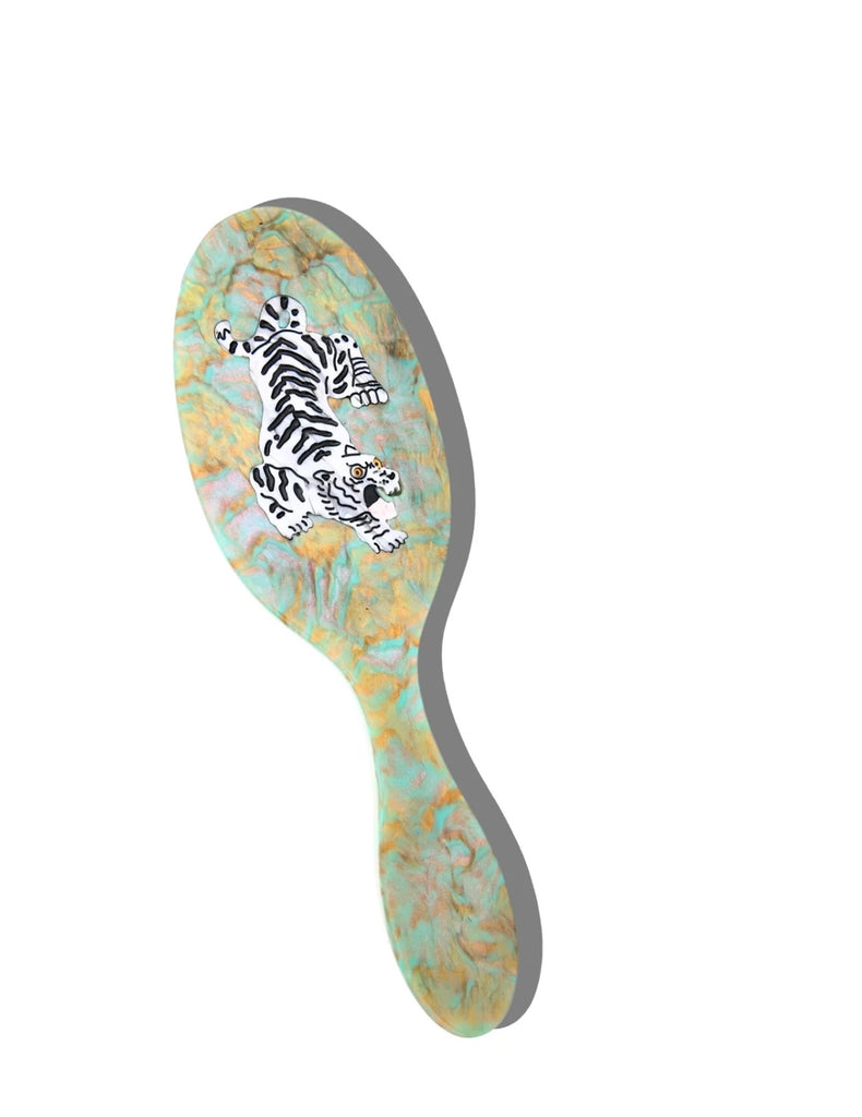 SOLAR ECLIPSE~ Hand-Painted Hair Brush