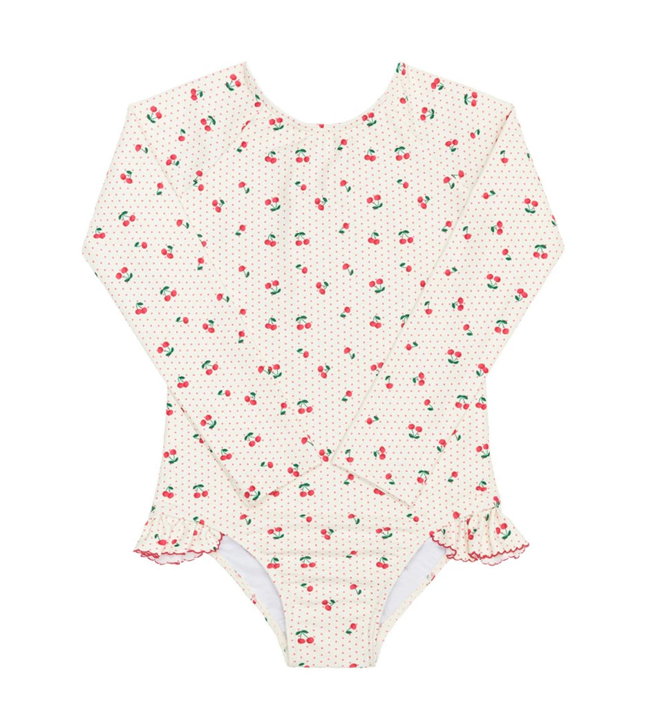 MINNOW~ 1 pc cherry rashguard.