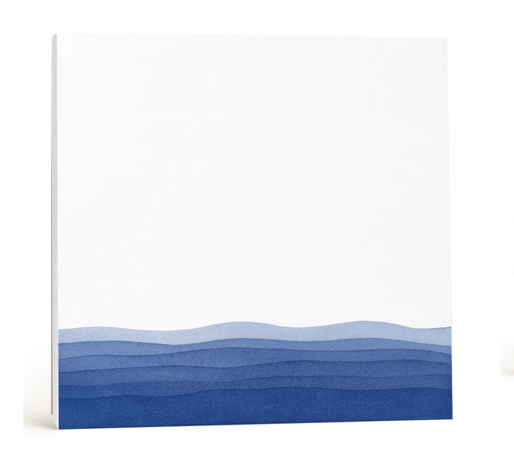 E. FRANCIS~Blue Waves desk pad