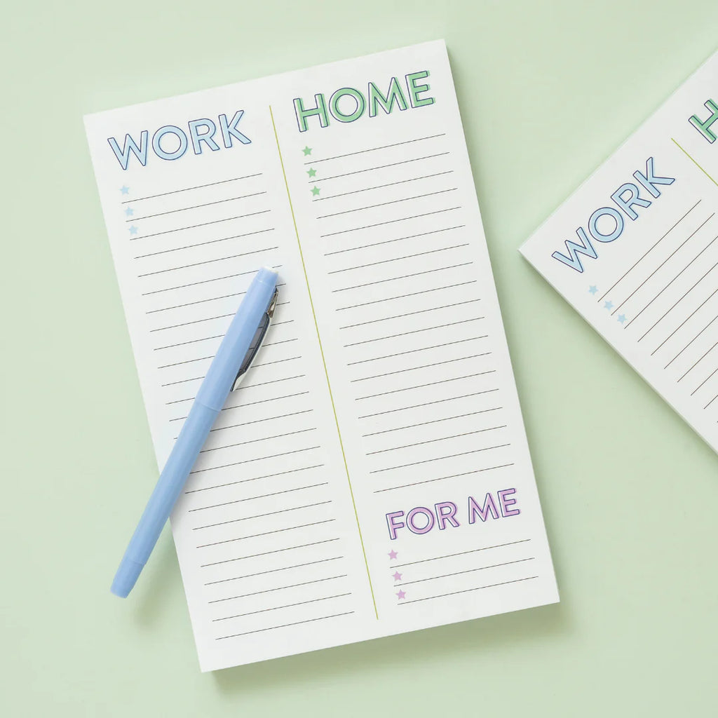 JOY CREATIVE SHOP~ Work Play notepad