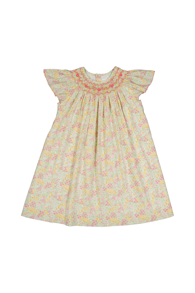 ANTOINETTE PARIS~ Prune floral frills Bishop dress