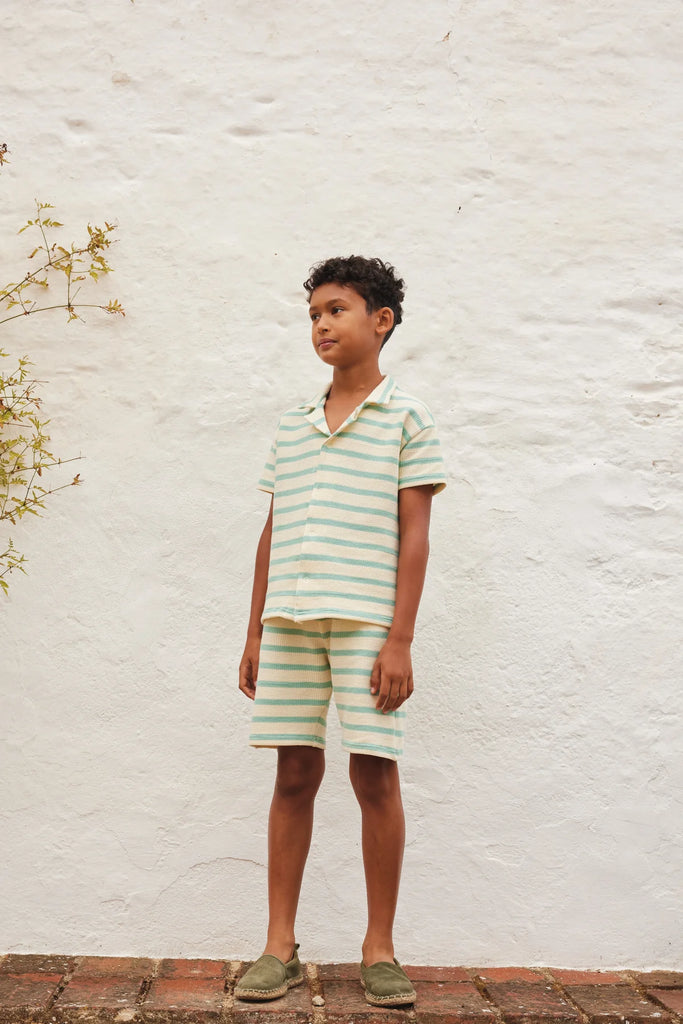 BEBE ORGANIC~ Arthur short stripe