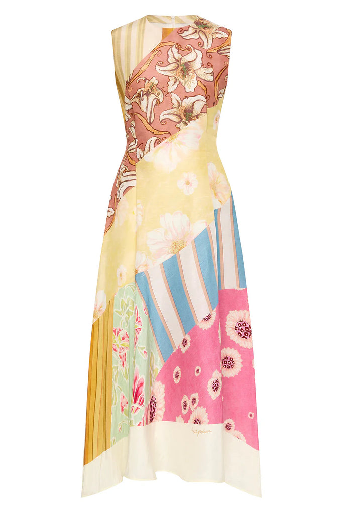 ANTIPODEAN~ Lovers lane asymmetrical flared dress
