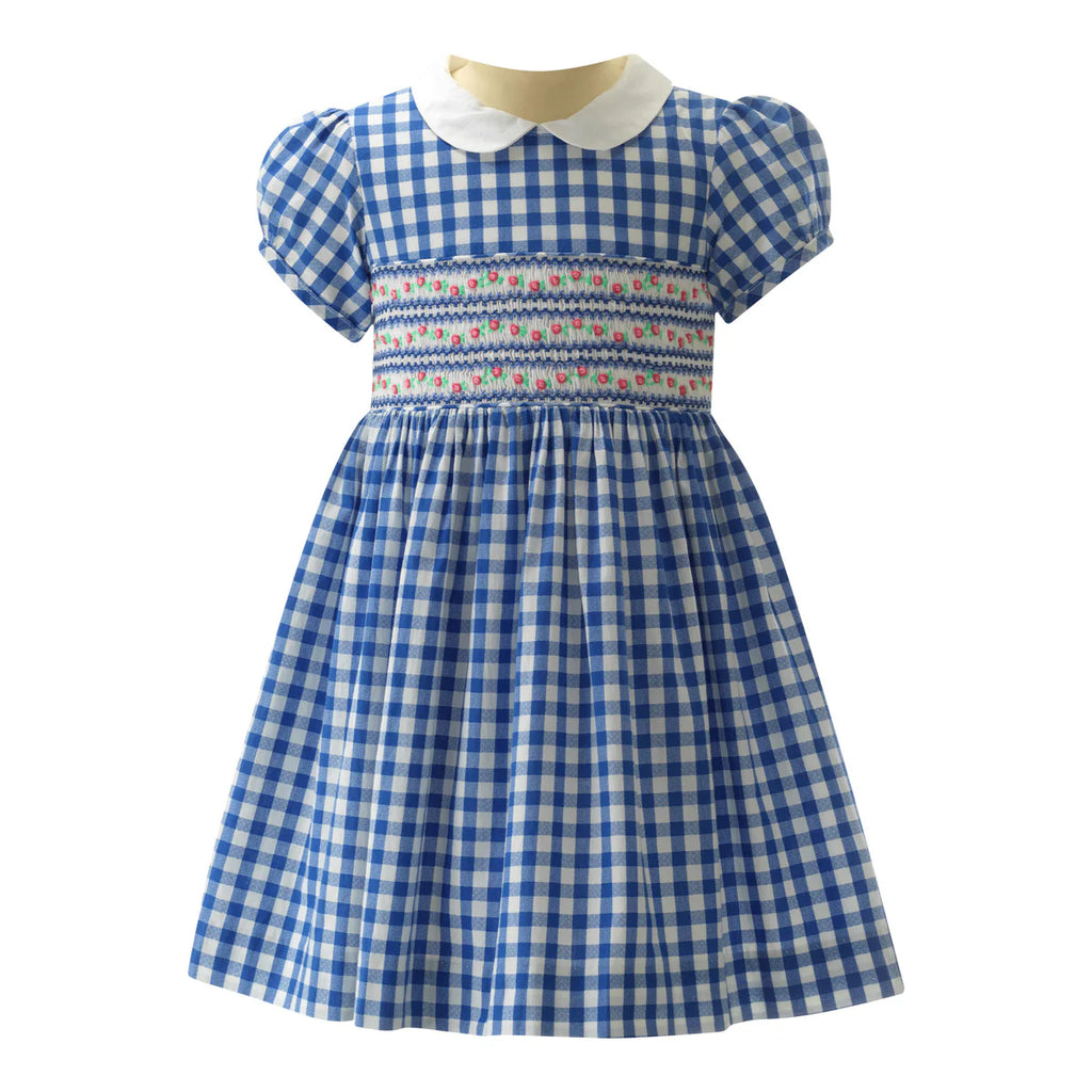 RACHEL RILEY~ Daisy check smocked dress
