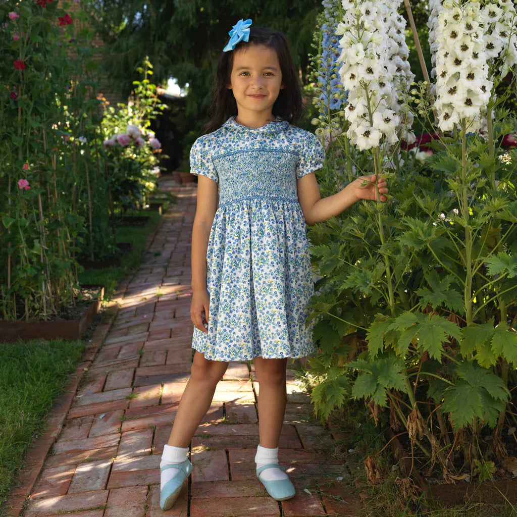 RACHEL RILEY~ Forget me not smocked dress