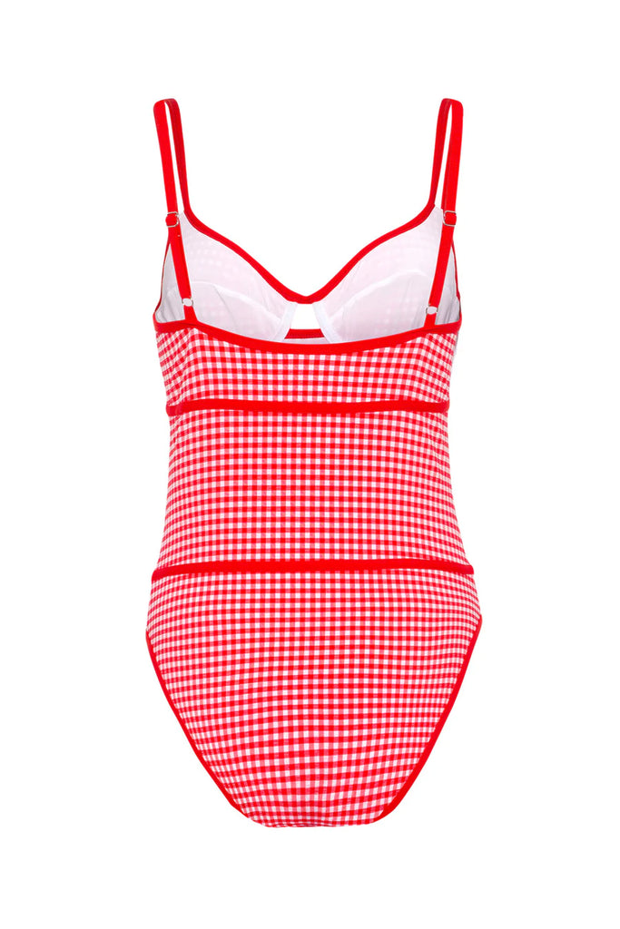 EM ON HOLIDAY~ Gingham 1 pc swimsuit