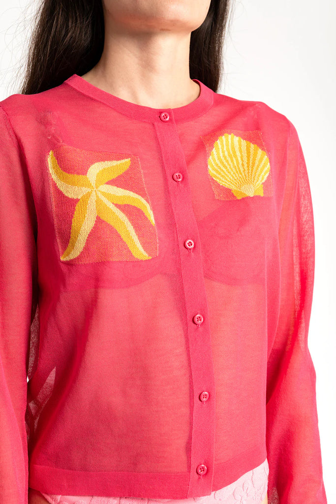 EM ON HOLIDAY~ Starfish knit cardigan