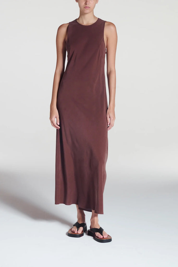 ASCENO~Valencia silk dress