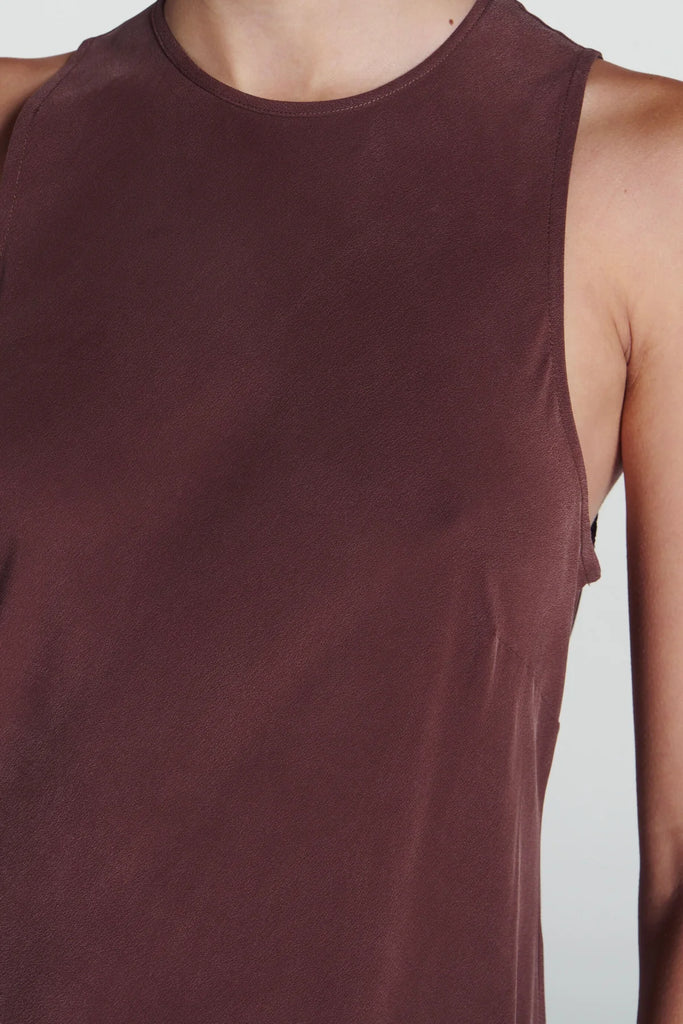 ASCENO~Valencia silk dress