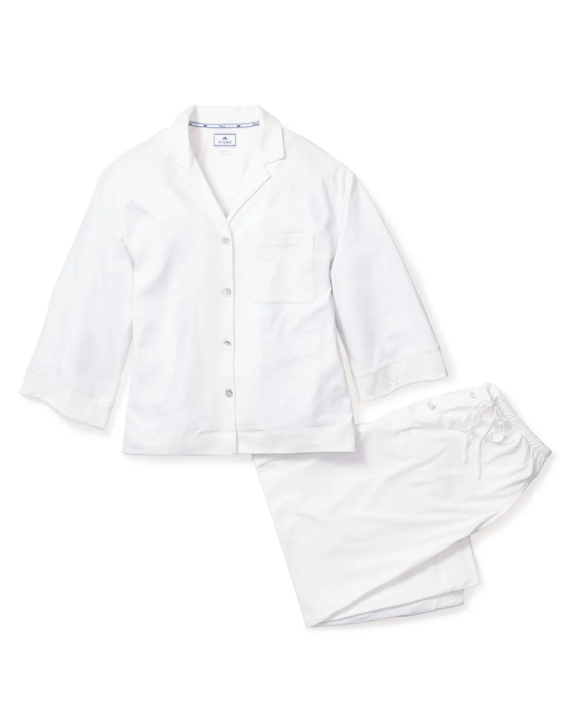 PETITE PLUME~ Olivia 2 pc wide leg Pima cotton set