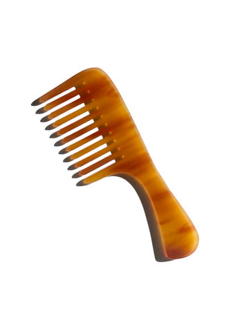 SOLAR ECLIPSE~ Wise Tooth Handle Acetate Comb