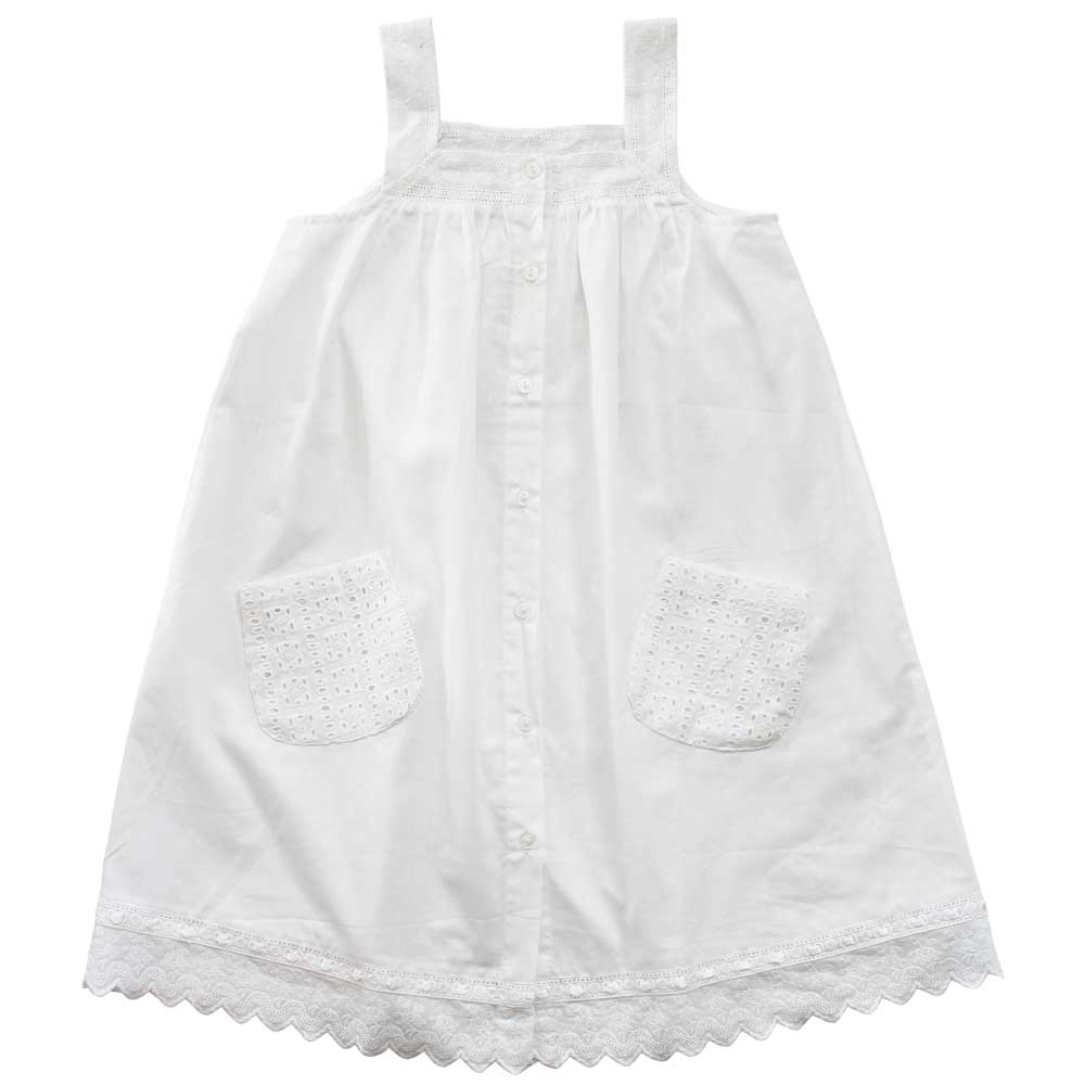 POWELL CRAFT~ button front dress w pockets