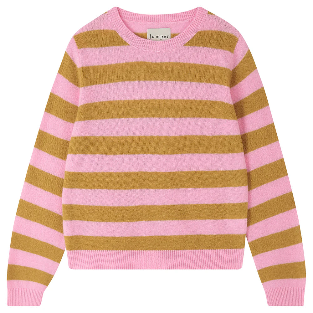 JUMPER 1234~ Stripe crewneck sweater