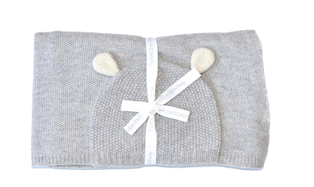 TURKISH T~ Cashmere blanket and beanie