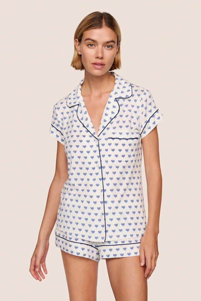 EBERJEY~ Gisele 2 pc printed shortie