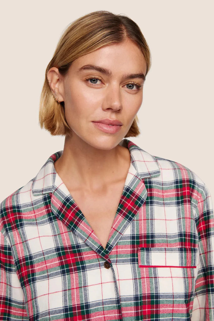 EBERJEY~ 2 pc flannel plaid pjs