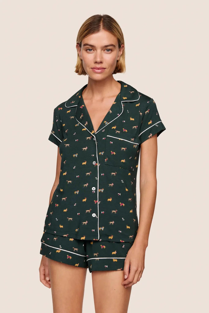 EBERJEY~ Gisele 2 pc printed shortie