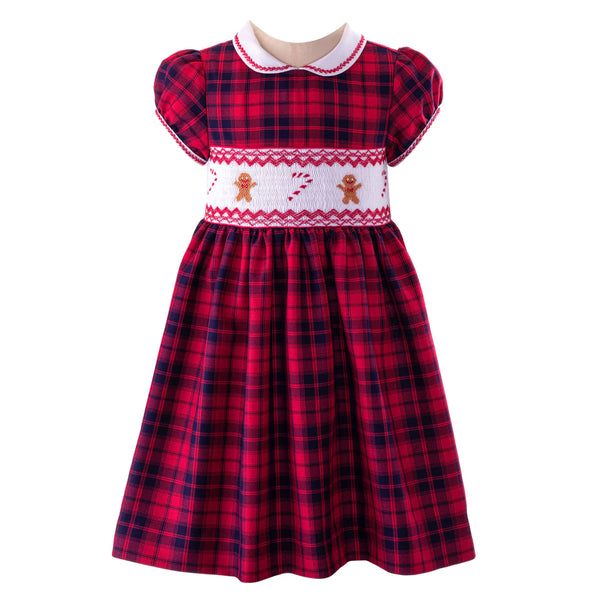 RACHEL RILEY~ Smocked gingerbread plaid dress | RELAX HAMPTON RACHEL RILEY~ Smocked gingerbread plaid dress | RELAX HAMPTON