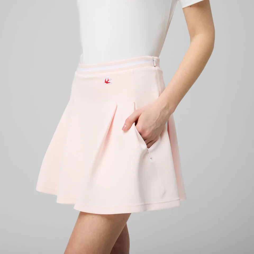 TILLEY~ Striped scuba skirt